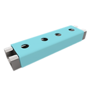 External Channel Coupler 41mm x 21mm HDG